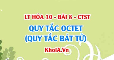 Sự hình thành liên kết hóa học, Quy tắc OCTET giải thích sự hình thành phân tử và ion - Hóa 10 bài 8